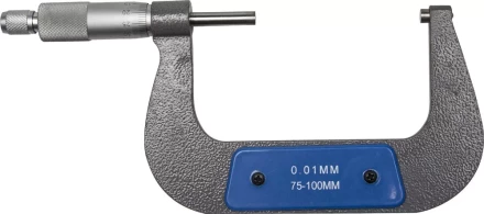 Микрометр ЗУБР &quot;ЭКСПЕРТ&quot; гладкий механический, МК 100, диапозон 75-100мм, шаг измерения 0,01мм 34480-100_z01 купить в Кургане
