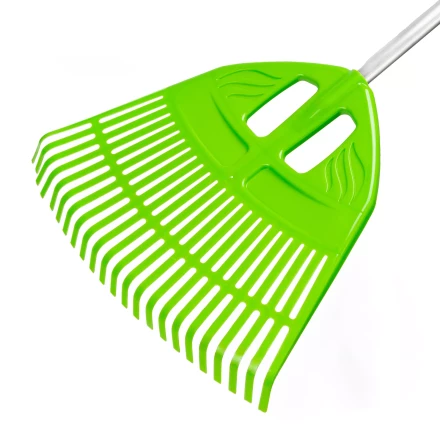 Грабли веерные пластиковые Palisad, 495 х 1680 мм, 23 плоских зуба, алюминиевый черенок, Россия, 61805 купить в Кургане