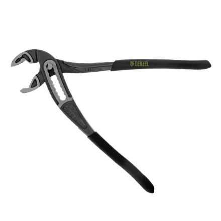 Клещи переставные Denzel 17901, обливные рукоятки, 180 мм купить в Кургане
