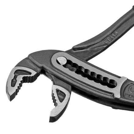 Клещи переставные Denzel 17901, обливные рукоятки, 180 мм купить в Кургане