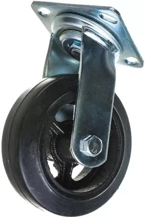 Колесо большегрузное поворотное SCd 63 150 мм обрезиненное РФ 1030008 купить в Кургане