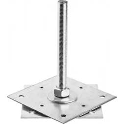 Анкер ЗУБР "МАСТЕР" регулируемый по высоте, 150х200х150мм, М20, 1шт 310265-150-20