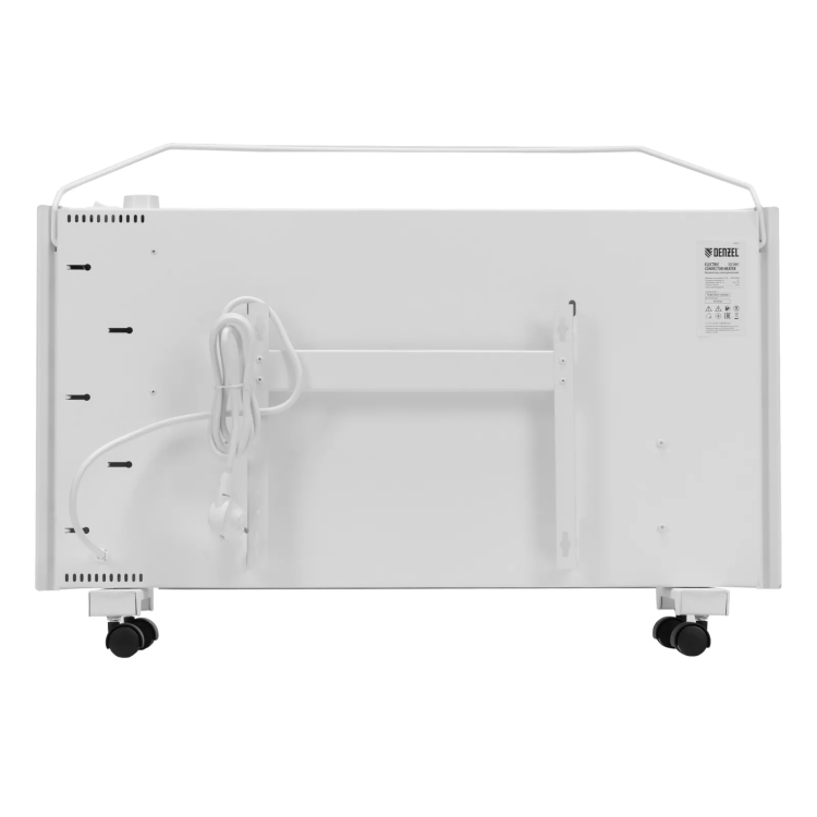 Конвектор электрический Denzel XCE-2000, 230 В, 2000 Вт, X-образный нагреватель белый 98132 купить в Кургане