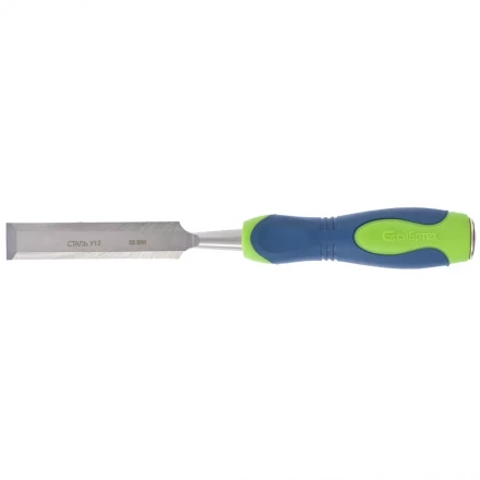 Долото-стамеска 22мм двухкомпонентная рукоятка Сибртех артикул 24487 купить в Кургане