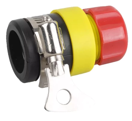 Соединитель GRINDA из ударопрочной пластмассы с хомутом (для трубы 16-21мм), 1/2&quot; 8-426335_z01 купить в Кургане