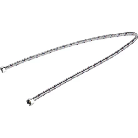 Подводка гибкая ЗУБР для воды, оплетка из нержавеющей стали, г/г 1/2&quot; - 1м 51005-G/G-100 купить в Кургане