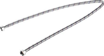 Подводка гибкая ЗУБР для воды, оплетка из нержавеющей стали, г/г 1/2&quot; - 1м 51005-G/G-100 купить в Кургане