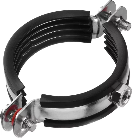 Хомут трубный с гайкой, оцинкованный, 2", 7шт, ЗУБР Мастер 37850-59-65 37850-59-65 купить в Кургане