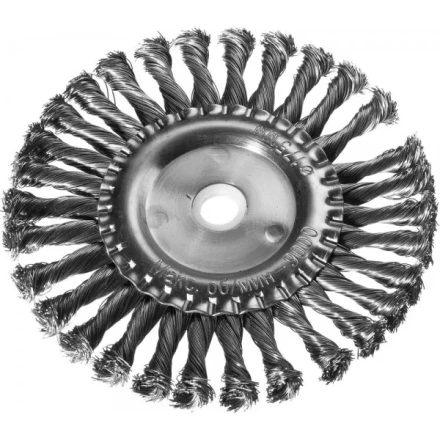 DEXX. Щетка дисковая для УШМ, жгутированная стальная проволока 0,5мм, 175ммх22мм 35100-175 купить в Кургане