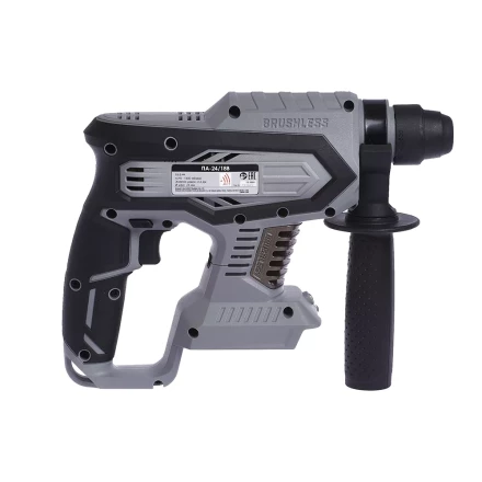 Профессиональный трехрежимный перфоратор с бесщеточным (вентильным) двигателем ИНТЕРСКОЛ ПА-24/18В аккумуляторный Li-ion АПИ (кейс, без аккум. и ЗУ) купить в Кургане