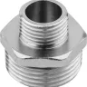 Бочонок ЗУБР "ЭКСПЕРТ" переходной, никелированная латунь, 1/2"-1" 51241-1/2-1 купить в Кургане