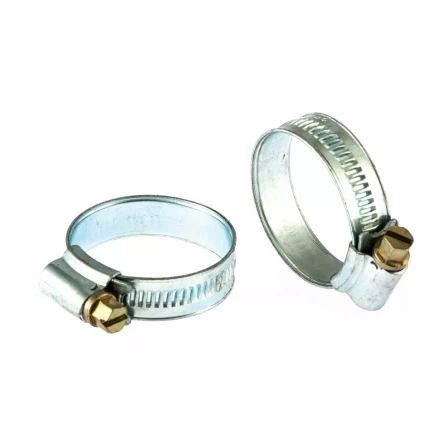 Хомуты металлические червячные 25-38 мм ширина 12 мм английский тип W1 2 шт Сибртех 47668 купить в Кургане