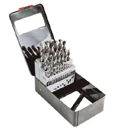 Набор сверл по мет 1,0-13,0мм 25шт белые, мет. коробка Кратон 1 05 01 015 купить в Кургане