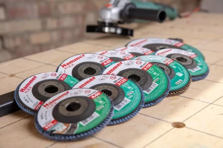 Круг Лепестковый Торцевой (КЛТ) HAMMER КЛТ 1 Ф115х22 Р40 213-001 купить в Кургане