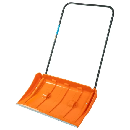 Движок для уборки снега пластиковый, 795х435х1280 мм, стальная рукоятка, усиленный, Сибртех 61669 купить в Кургане