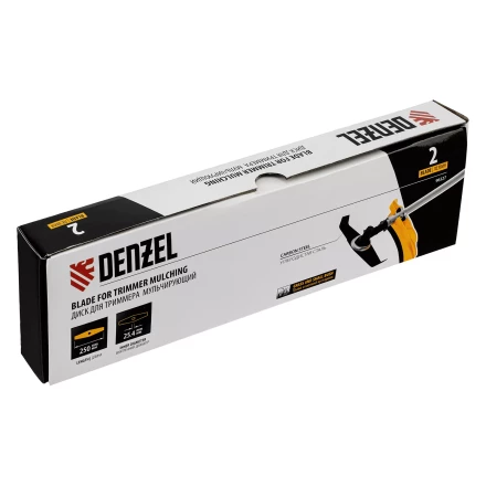 Диск для триммера  мульчирующий, 250 х 25,4 толщина 3 мм, 2 лезвия// Denzel 96327 купить в Кургане