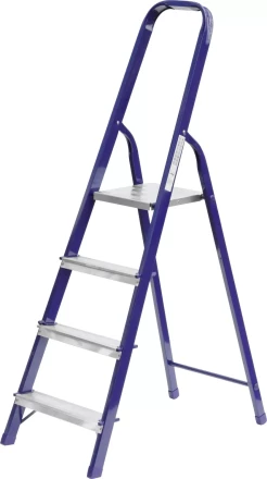 Лестница-стремянка СИБИН стальная, 4 ступени, 82 см 38803-04 купить в Кургане