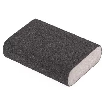 Губка для шлифования 100 х 70 х 25 мм овал твердая P80 MATRIX 75737 купить в Кургане