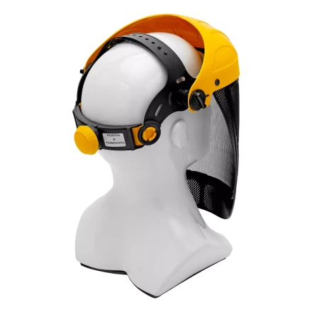 Щиток защитный лицевой с сеткой Denzel &quot;СВОНА&quot; НС-01 &quot;ЛЮКС&quot;, плавная регулировка храповик, 89196 купить в Кургане