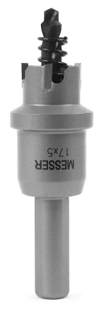 ТСТ коронка MESSER 17X5 с центрирующим сверлом и толкающей пружиной купить в Кургане