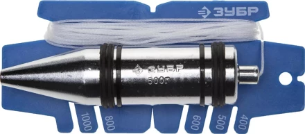 Отвес ЗУБР &quot;ЭКСПЕРТ&quot; строительный со шнуром и безопасным наконечником, 500 г 06347-50_z01 купить в Кургане