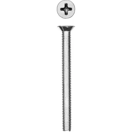 Винт DIN 965, M5 x 50 мм, 5 шт, кл. пр. 4.8, оцинкованный, ЗУБР 303116-05-050 купить в Кургане