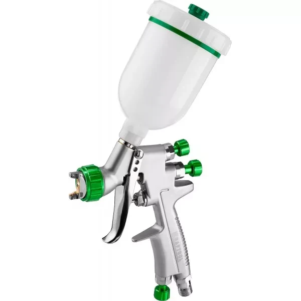 Краскопульт пневматический KRAFTOOL "PRO" Jeta 3000 mini, HVLP, c верхним бачком, 0,8мм 06561-0.8 купить в Кургане