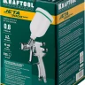 Краскопульт пневматический KRAFTOOL "PRO" Jeta 3000 mini, HVLP, c верхним бачком, 0,8мм 06561-0.8 купить в Кургане