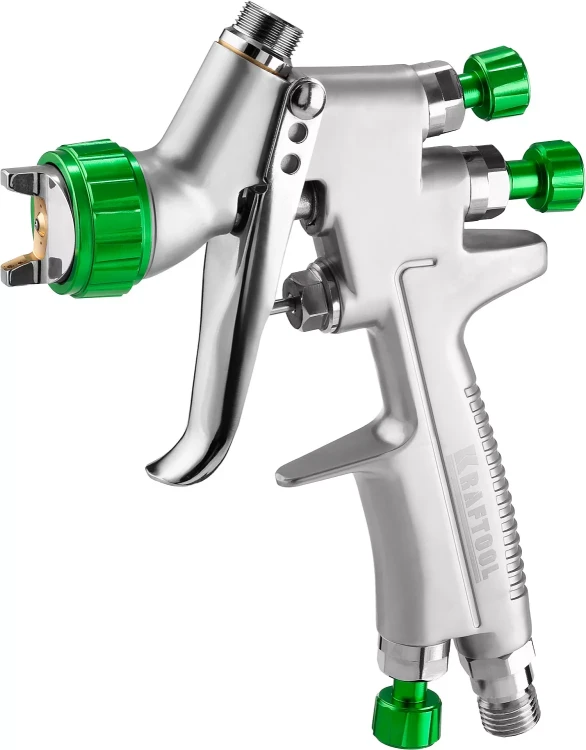 Краскопульт пневматический KRAFTOOL "PRO" Jeta 3000 mini, HVLP, c верхним бачком, 0,8мм 06561-0.8 купить в Кургане
