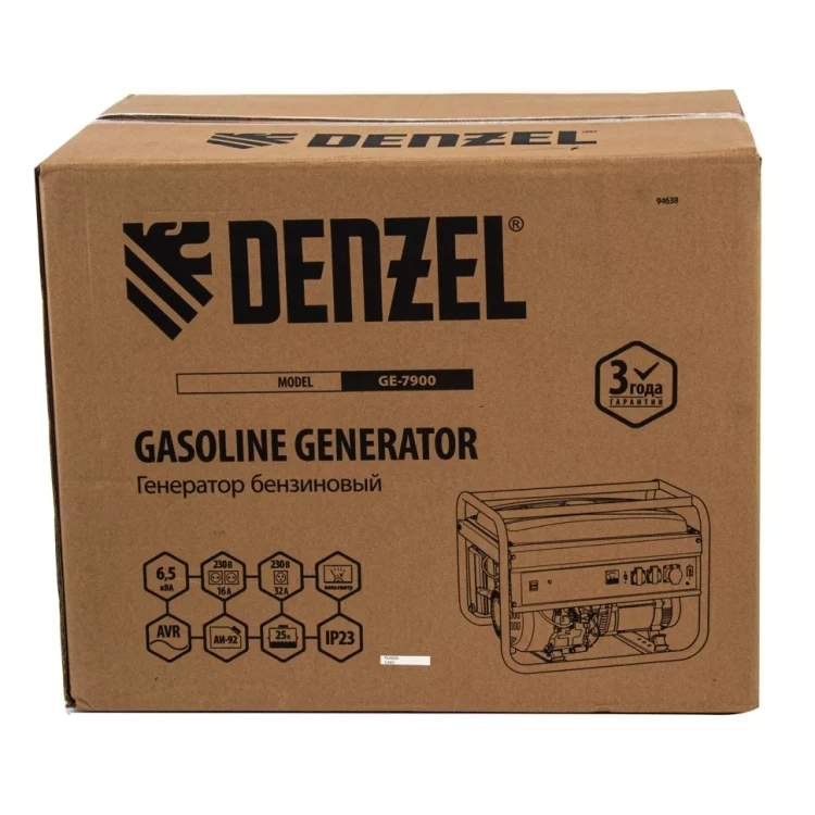 Генератор бензиновый DENZEL GE 7900 94638 купить в Кургане
