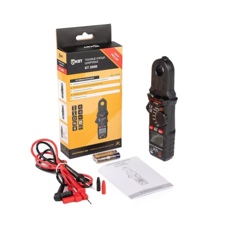 Токоизмерительные клещи КВТ КТ 200D с True RMS (101563) купить в Кургане