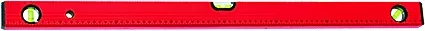 Уровень алюминиевый 1500 мм 3 глазка красный линейка  MATRIX 33235 купить в Кургане