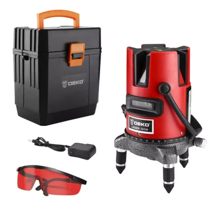 Уровень лазерный DEKO DKLL02RB + case, 065-0276 купить в Кургане