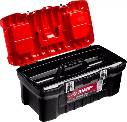 Ящик пластмассовый ЗУБР &quot;МАСТЕР&quot; для инструмента, 20&quot; 38180-20_z01 купить в Кургане