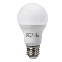 Лампа светодиодная РЕСАНТА LL-R-A60-9W-230-3K-E27 76/1/13