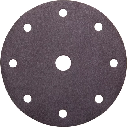 Круг шлифовальный URAGAN &quot;Универсальный водостойкий с покрытием стеарата цинка&quot; на липучке, 9 отв., P240, 150мм, 50шт 907-44114-240-50 купить в Кургане