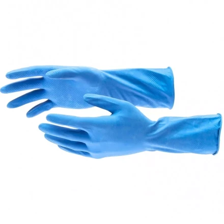 Перчатки хозяйственные латексные c хлопковым напылением S Elfe 67885 купить в Кургане