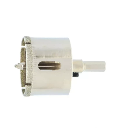 Сверло по керамической плитке и стеклу Сибртех, 40 х 55 мм, шестигранный хвостовик, с центрующим сверлом, 72720 купить в Кургане