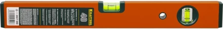 Уровень KRAFTOOL коробчатый усиленный, точность (0,5мм/м), 2 ампулы, 40 см 34577-040 купить в Кургане