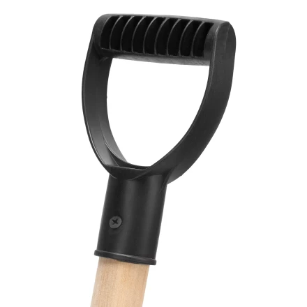 Лопата для уборки снега полипропиленовая Sparta, 275х365х870 мм, деревянный черенок, Россия 61653 купить в Кургане