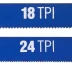 Полотно ЗУБР &quot;ПРОФЕССИОНАЛ&quot; по металлу, биметаллическое 24TPI шаг 1мм, 300мм, 50шт 15855-24-50 купить в Кургане