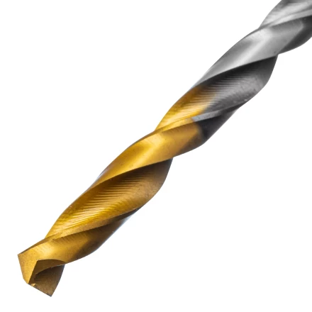 Сверло спиральное по металлу Denzel 5,5 x 93 мм, Р6М5, Golden Tip 718234 купить в Кургане