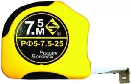Рулетка 7,5м Велюр c 2-мя фиксаторами Энкор 10103 купить в Кургане