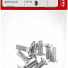 Винт DIN 965, M6 x 16 мм, 9 шт, кл. пр. 4.8, оцинкованный, ЗУБР 303116-06-016 купить в Кургане