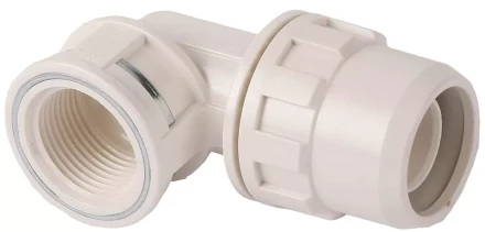 Муфта ЗУБР &quot;ШиреФит&quot; соединительная угловая 90°, &quot;штуцер с гайкой - внутренняя резьба&quot;, 32мм-1&quot; 51466-32-1 купить в Кургане