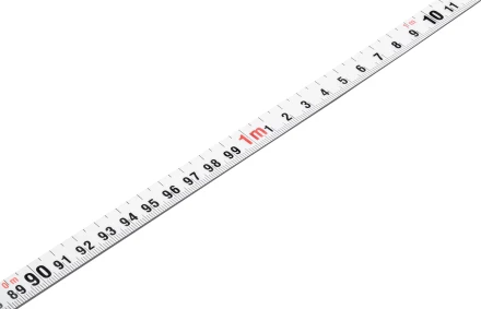 Мерная лента геодезическая со стальным нейлоновым полотном и х4 смоткой 34185-100 купить в Кургане