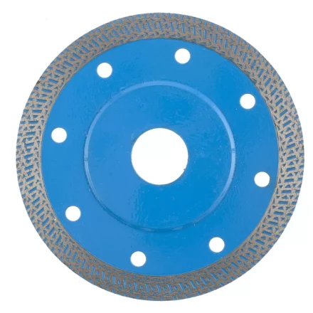 Диск алмазный сплошной 115х22,2 мм тонкий мокрое резание БАРС 73091 купить в Кургане