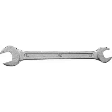 Ключ рожковый гаечный ЗУБР "СТАНДАРТ", оцинкованный, 13х17мм 27115-13-17 купить в Кургане