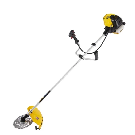 Триммер бензиновый DTL-52, 52 см3, неразъемная штанга, состоит из 2 частей Denzel 96265 купить в Кургане