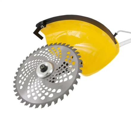 Триммер бензиновый DTL-52, 52 см3, неразъемная штанга, состоит из 2 частей Denzel 96265 купить в Кургане